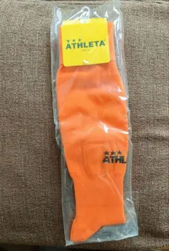 ATHLETA サッカーソックス オレンジ 25-27cm