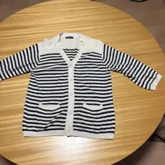 Divalite ストライプ カーディガン Lサイズ