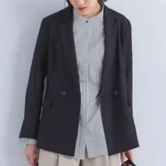 グリーンレーベルリラクシング　リネンライク　テーラードジャケット