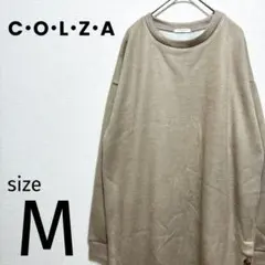 【C・O・L・Z・A】ニットワンピ スリットボタン ロング ビッグシルエット