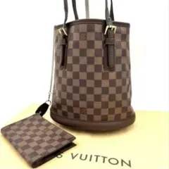 ✴︎ルイヴィトン ダミエ マレ ポーチ付き バケット