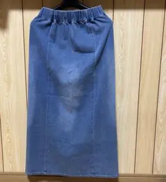 お値下げ［美品］NICE CLAUP デニム　タイトスカート