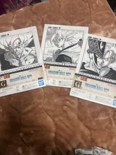 一番くじドラゴンボール G賞コミックスクリアファイルセット 3種　40th其のニ