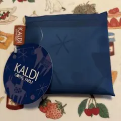 KALDI エコバッグ ブルー