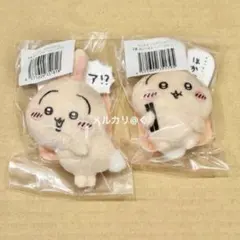 ちいかわ うさぎだらけくじ E賞 ぬいぐるみバッジ 2種 2個