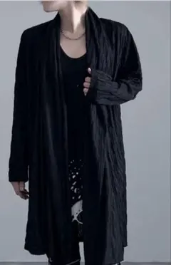 civarize シヴァーライズ ロングカーディガン ブラック - メルカリ