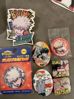 僕のヒーローアカデミア 缶バッジ 爆豪勝己 ヒロアカ セット