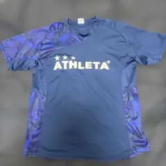 美品⭕️ATHLETA アスレタ プラクティスシャツ 迷彩柄 ネイビー Oのサムネイル