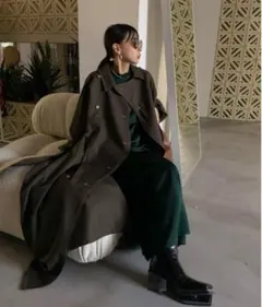 新品⭐︎Ameri VINTAGE⭐︎ロングコート⭐︎M 2025年最新】Ameri VINTAGE レディース ロングコートの人気