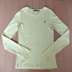 RALPH LAUREN SPORT 長袖Tシャツ M ライトイエロー