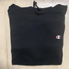 Champion ブラックパーカー フード付き