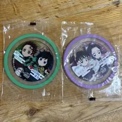 鬼滅の刃 くら寿司 ラバーコースター 炭治郎 義勇 カナヲ しのぶ 2枚セット