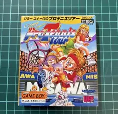 ゲームボーイ　レアソフト　ジミーコナーズのプロテニスツアー　箱、説明書付き