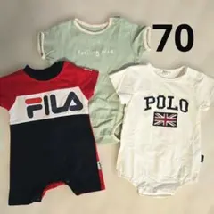 ロンパースセット 70