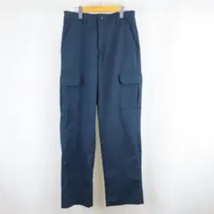 美品 メキシコ製 RED KAP ロゴ ワーク カーゴ パンツ 古着 32 紺のサムネイル