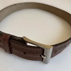 HICKOK ブラウンレザーベルト 34