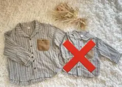 ✨お揃い✨tete a tete ストライプ長袖シャツ 120