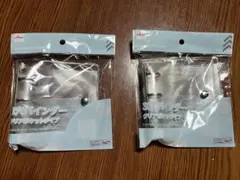 ダイソー 3穴バインダー B8サイズ クリアポケットタイプ　2セット　シール帳