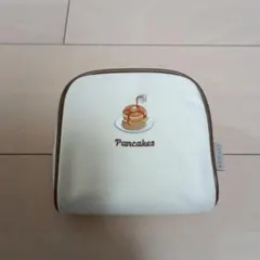 はらぺこレトロ　パンケーキ　刺繍　BOXポーチ　未使用のサムネイル
