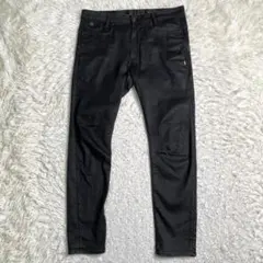 DENHAM × ACF コラボ 黒 BOLT W34 スリム ストレッチ - メルカリ