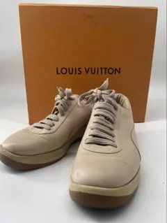 LOUIS VUITTON レザースニーカー ベージュ　36サイズのサムネイル