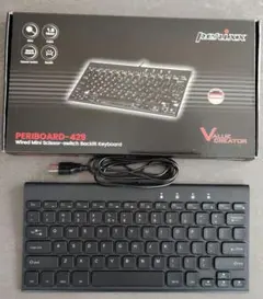 PERIBOARD-429 有線ミニスカイザー式バックライト USキーボードのサムネイル