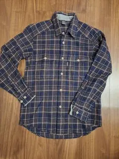 モンベル 長袖シャツ ネルシャツ チェック　S