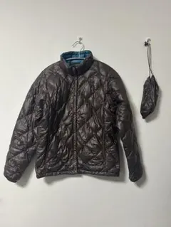 【訳あり】mont-bell レディース軽量ライトダウンジャケット S　ブラウン