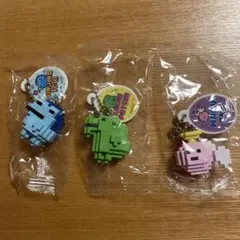 ドットフィギアチャーム　たまごっち　くちぱっち　まるてん　ぎんじろっち