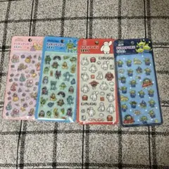 ディズニーぷくぷくシール　トイストーリー　ベイマックス　プリンセス　モンスターズ