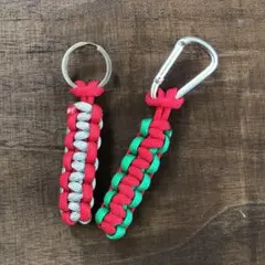 パラコード　キーホルダー　2点セット　ハンドメイド