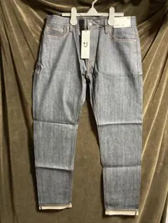 新品 UNIQLO ユニクロ +J セルビッジスリムフィットストレートジーンズ
