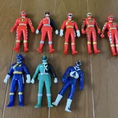 戦隊ヒーローフィギュア 8体セット
