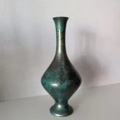 希少☆郵政大臣贈青銅製 工芸品花瓶 - メルカリ