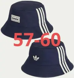 新品 adidas oasis バケットハット ネイビー 60〜63 - メルカリ