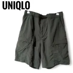 UNIQLO　ユニクロ　ナイロンギア　ショートパンツ　カーキ　M　アウトドア