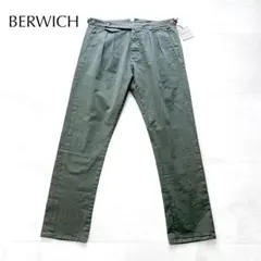 人気✨ベルウィッチBERWICHグルカチノパンツジンginカーキ46イタリア製のサムネイル