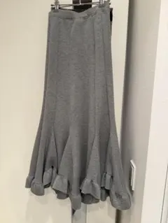 DOUBLE STANDARD CLOTHING フレアスカート グレー 36のサムネイル