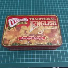 レトロ　ポップ　アンティーク　TREBOR　キャンディ缶　小物入れ　昭和　レトロ