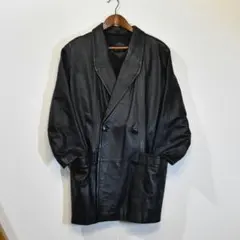 古着ヴィンテージ　本革レザーコート 70s
