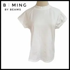 B:MING BY BEAMS ホワイト Tシャツ　ラグラン　コットン　爽やか