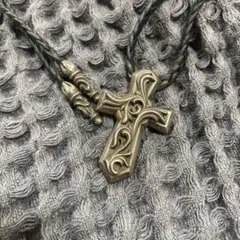 クロムハーツ バルカンクロス スモール レザーブレードシルバー925