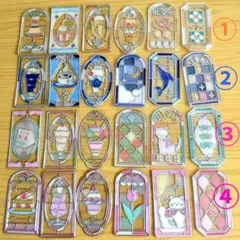 GLASS PARLOR ステッカー1袋ずつの 6デザイン ×4種=24枚