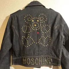 MOSCHINO JEANS スタッズ　デニム　ライダース　Y2Kのサムネイル