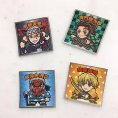 鬼滅の刃マンチョコ ビックリマンチョコ シール　  4枚セット 遊郭編