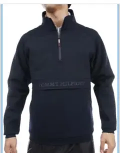 トミー ヒルフィガー ゴルフ] セーター ハイブリッド アノラックスウェット