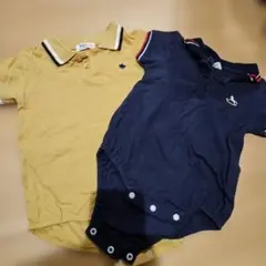 POLO Baby cottoli ポロシャツ半袖ロンパース2点セットのサムネイル