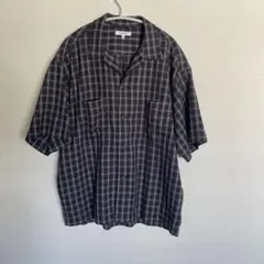 GLOBAL WORK チェックシャツ半袖Mサイズ
