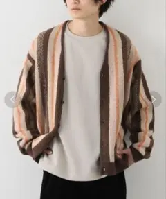 新品タグ付　ジャーナルスタンダード レリューム ジャギーパターンカーディガン