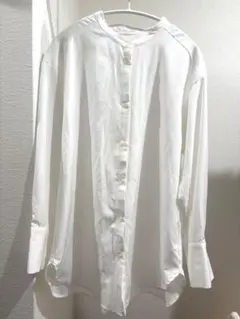 白 ロングシャツ